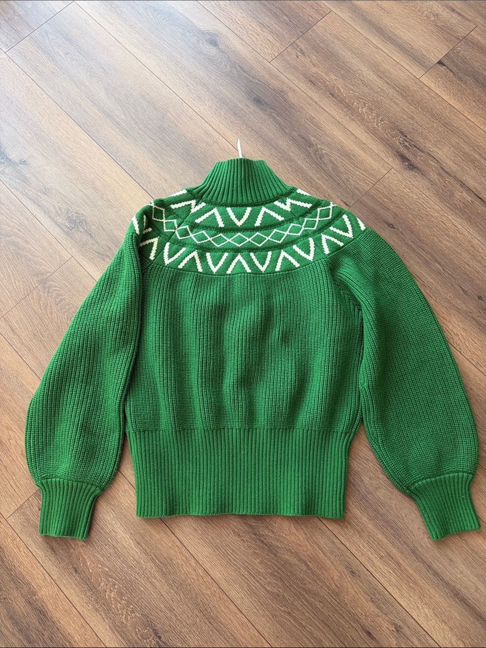 VARLEY Marcie Fairisle Knit Sweater- size Small - Picture 4 of 10